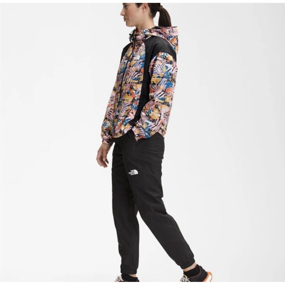 The North Face Women's Hydrenalite Floral Print Hooded Windbreaker Jacket L - Picture 2 of 14